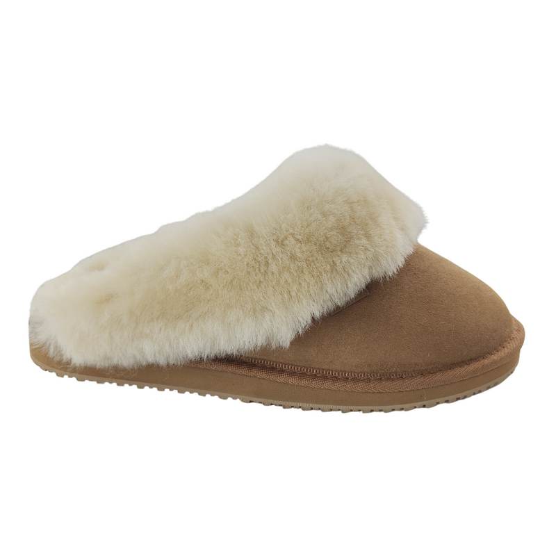 Ladies Karo Scuff - Chestnut - NZ Made - SALE!