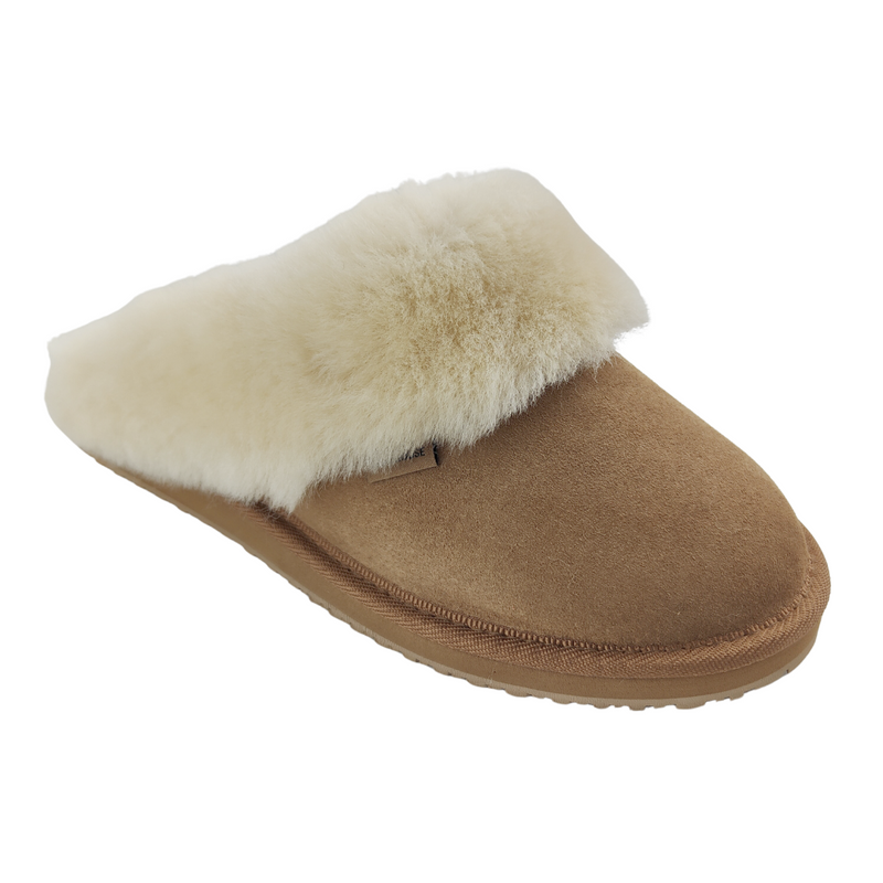 Ladies Karo Scuff - Chestnut - NZ Made - SALE!