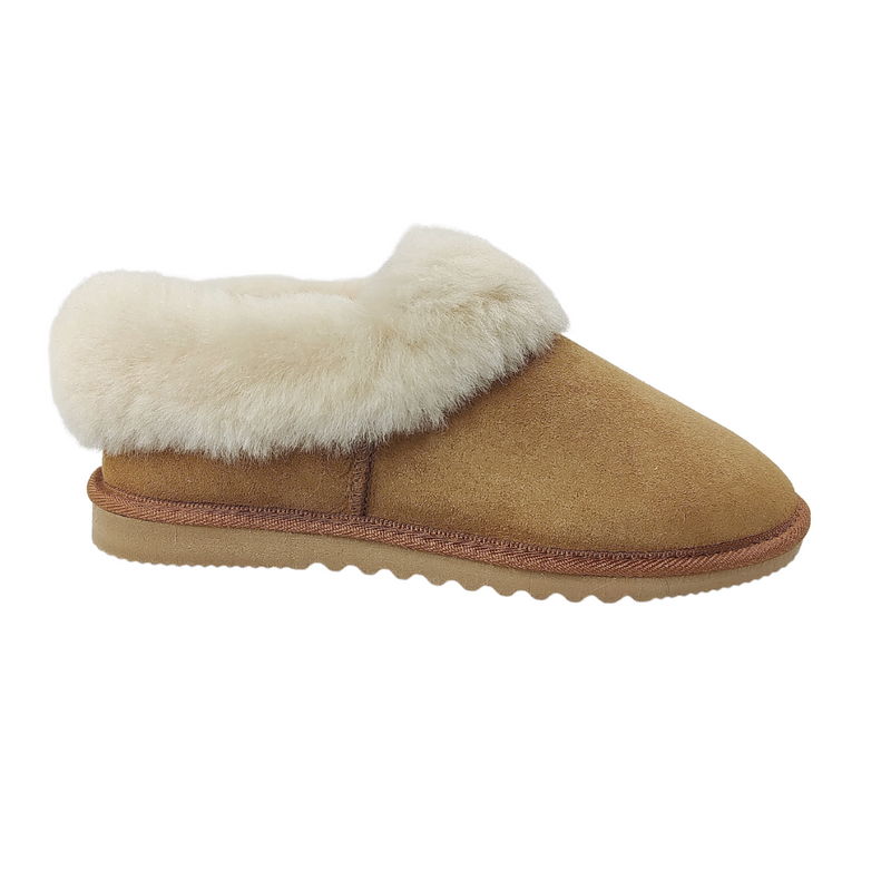 Ladies Kowhai Slippers - Chestnut - NZ Made