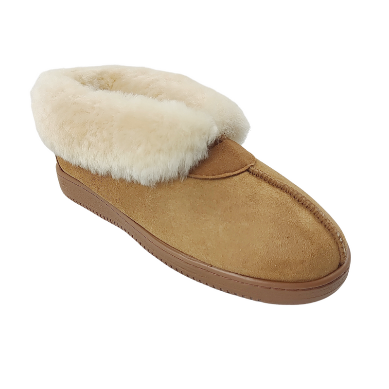 Unisex Kakapo Slipper Boot - Chestnut - NZ Made