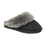 Ladies Karo Scuff - Black/Grey - NZ Made - SALE!