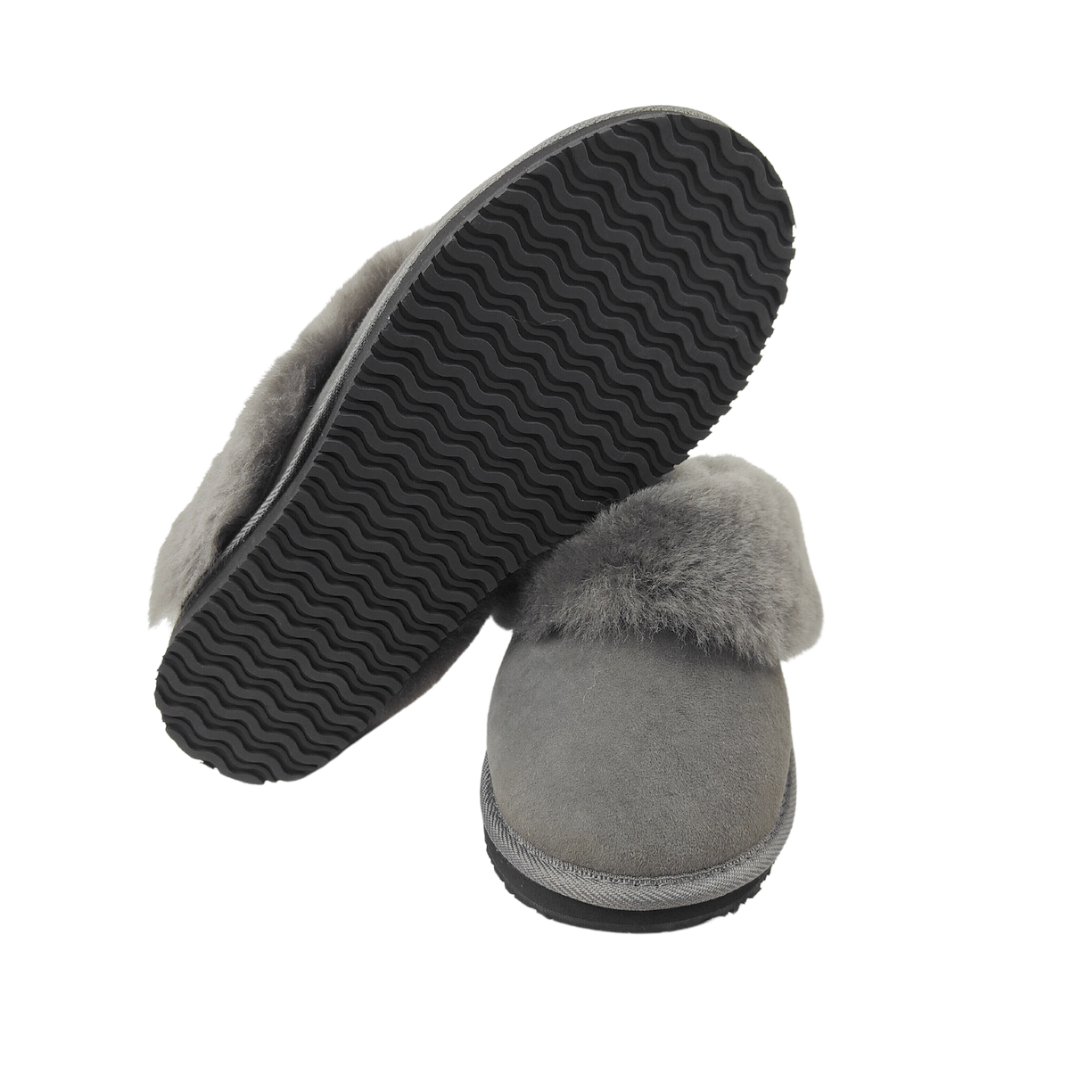 Ladies Karo Scuff - Grey - NZ Made- SALE!