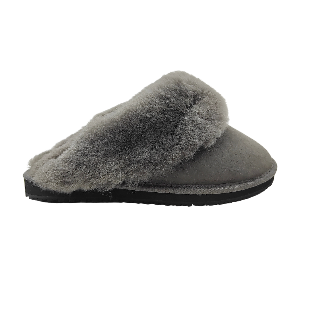 Ladies Karo Scuff - Grey - NZ Made- SALE!