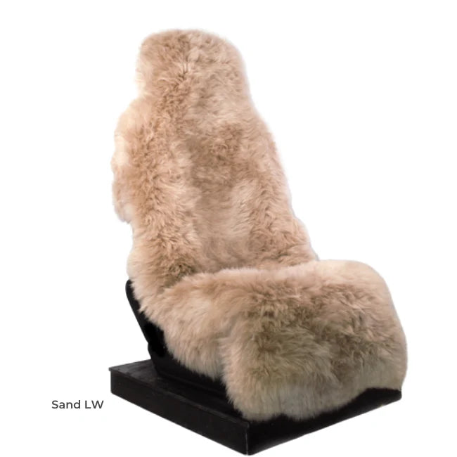 Sheepskin Car Seat Cover - Sand - NZ Made