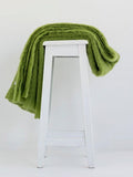 Windermere Mohair Knee Rug - Lime