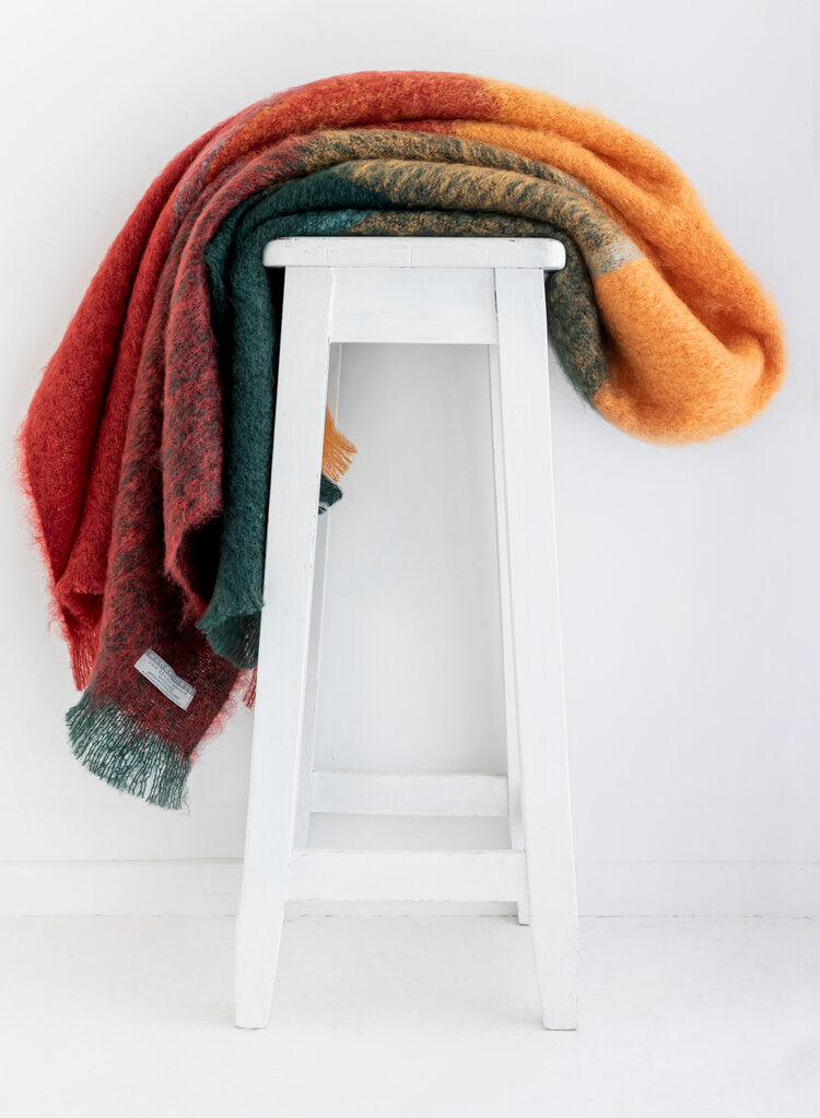 Windermere Mohair Blanket Designer Throw - Picasso