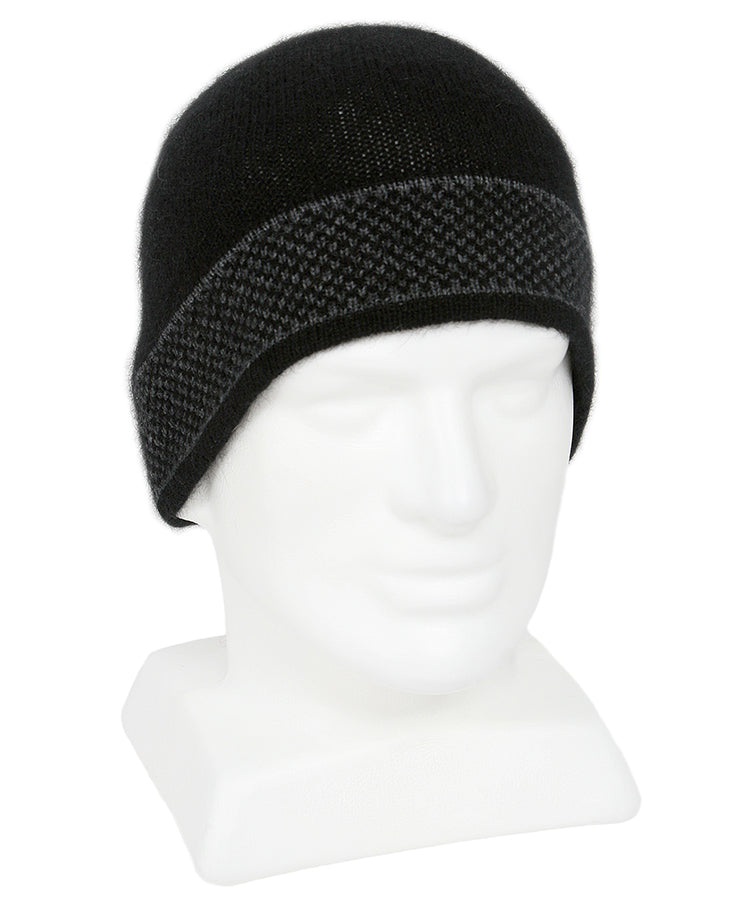 Lothlorian Possum & Merino Unisex Beanie and/or Scarf Morse - Charcoal