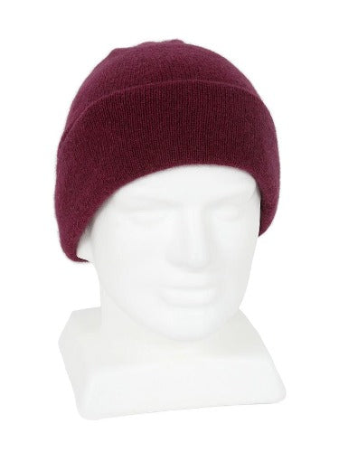 Lothlorian Possum & Merino Unisex Beanie, Berry