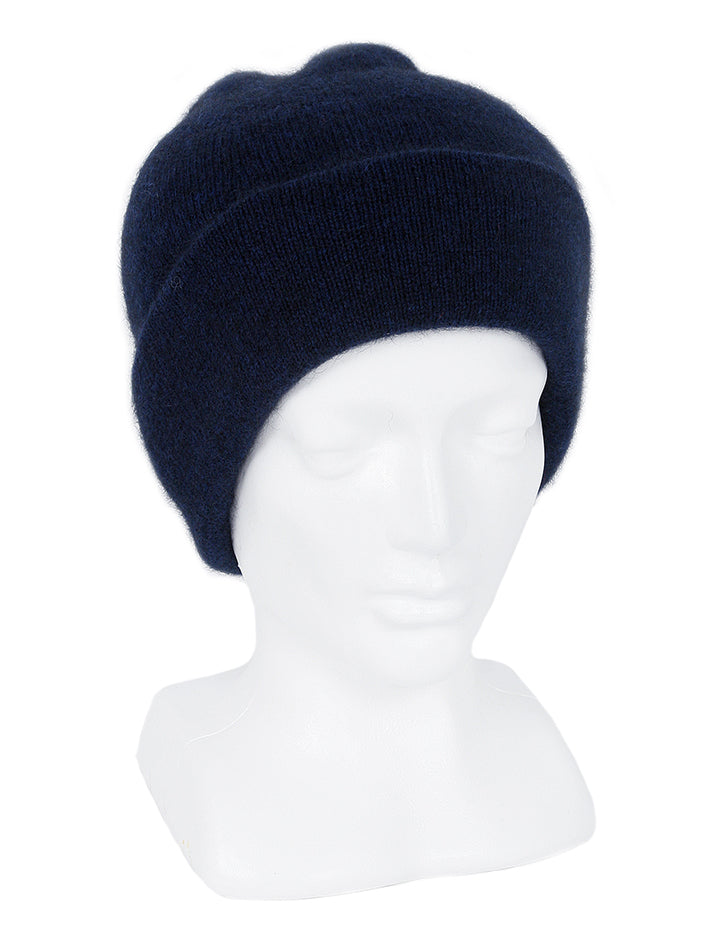 Lothlorian Possum & Merino Unisex Beanie, Midnight Navy