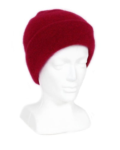 Lothlorian Possum & Merino Unisex Beanie, Raspberry