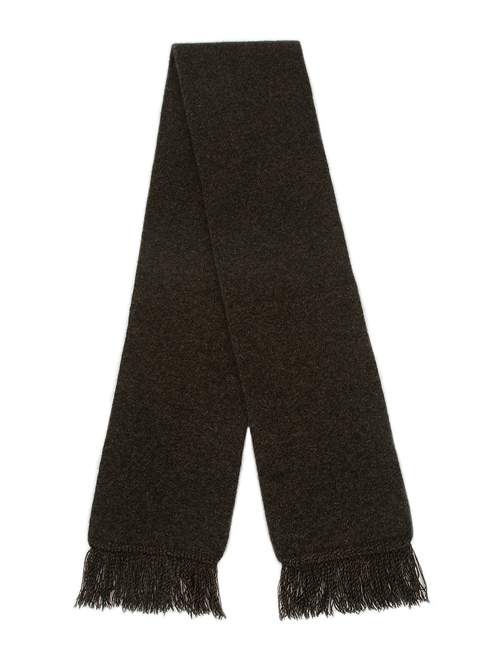 Lothlorian Possum & Merino Unisex Scarf - Brown Marl