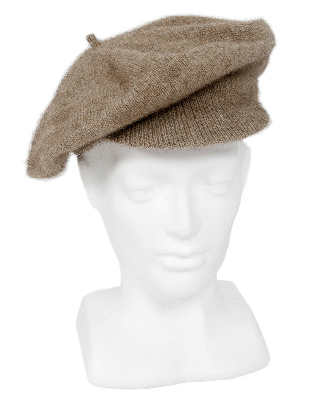 Lothlorian Possum & Merino Unisex Gatsby Hat, Natural