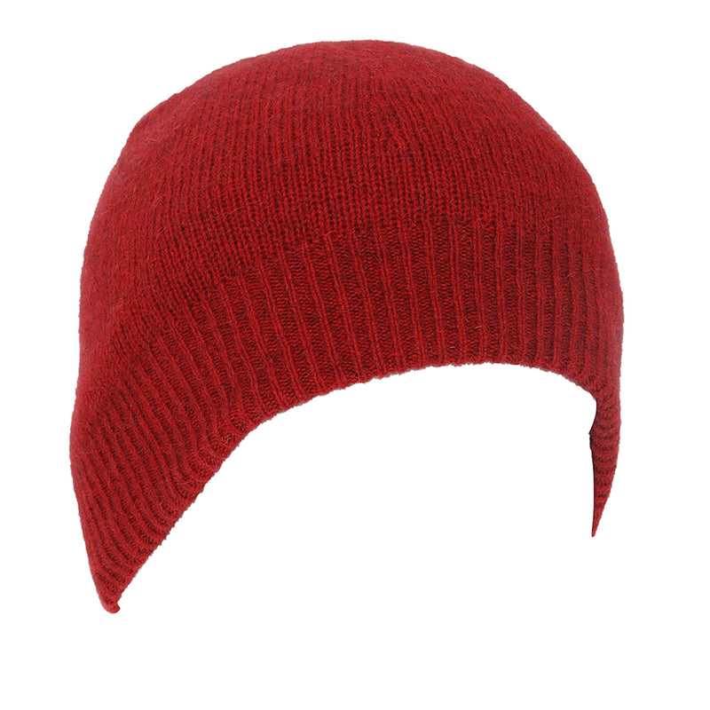Lothlorian Possum & Merino Unisex Double Thickness Skull Beanie, Red