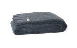 Windermere Mohair Knee Rug - Charcoal