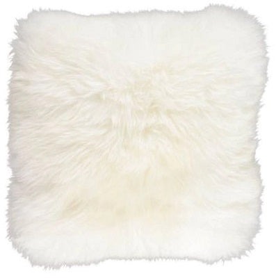 Sheepskin Cushion Cover - Ivory - Standard or Large Size