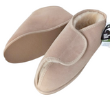 Unisex Medical Sheepskin Slipper With Velcro Strap - NZ Made