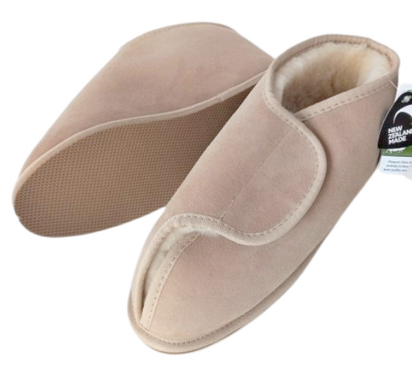 Velcro fastening slippers sale for the elderly