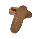 Unisex Moccasin Tan Tipped Slippers