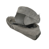 Unisex Glen Moccasin Premium Slipper - Grey - NZ Made