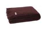 Windermere Mohair Knee Rug - Mulberry