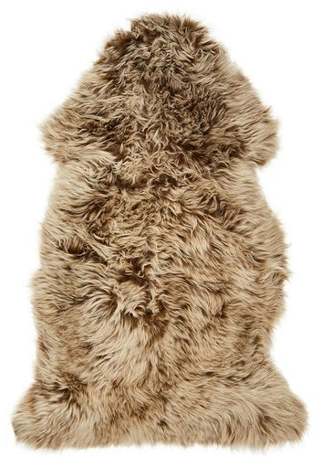 Single Large Sheepskin Rug - Cappuccino