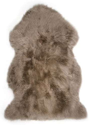 Single Large Sheepskin Rug - Taupe