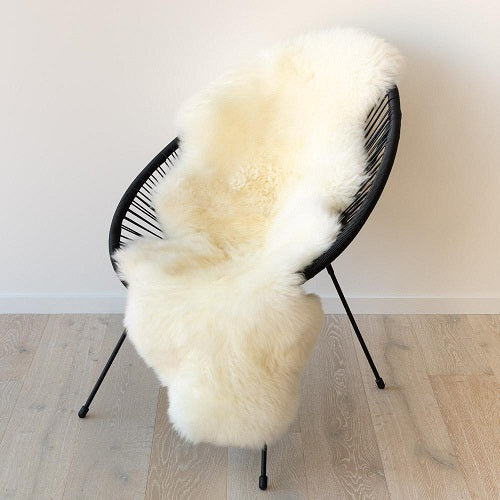 Double Sheepskin Rug - Ivory - NZ Made
