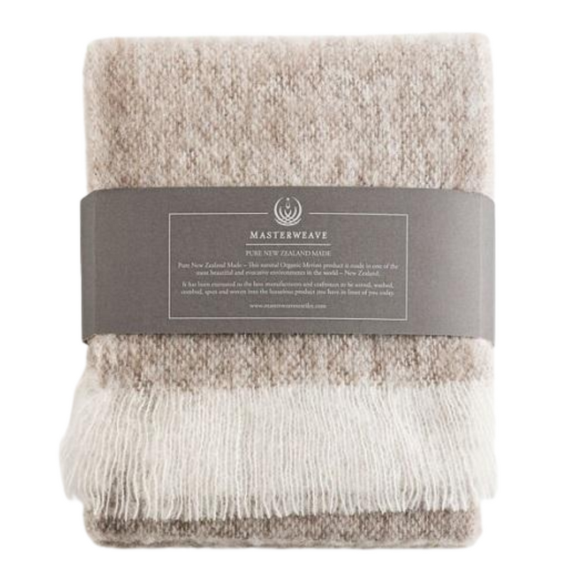Organic Merino Scarf - Tussock