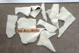 Sheepskin Off Cuts - 500g - Natural Cream Colour