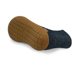 Glerups Unisex Felt Wool Boot with Honey Rubber Sole - Denim