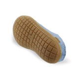 Glerups Unisex Felt Wool Slip-on Slipper with Honey Rubber Sole - Sky Blue