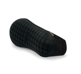 Glerups Unisex Felt Wool Shoe with Black Rubber Sole - Charcoal