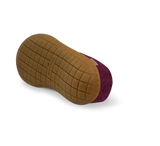 Brown shoe sole on a white background