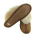 Ladies Padabout Soft Sole Slippers - Chestnut