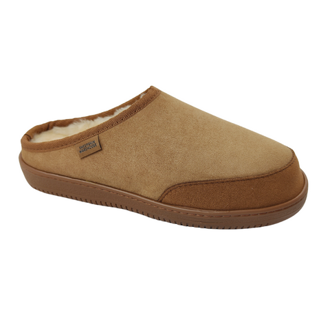 Unisex Dobson Slipper With Zip - Light Walnut | Sizes 6-13 Unisex Dobson Slipper With Zip - Light Walnut | Sizes 6-13