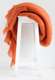 Windermere Mohair Blanket Throw - Terracotta