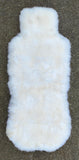 Car Seat Cover Single - Long Wool - White/Ivory