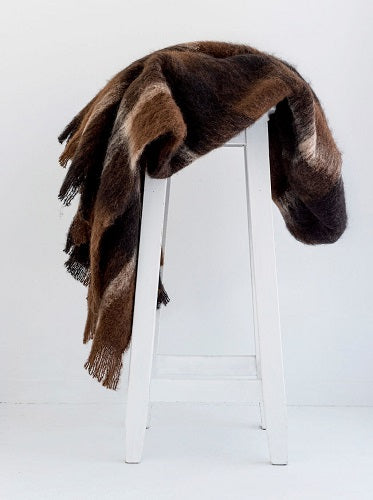 Windermere Alpaca Blanket Throw - Buffalo