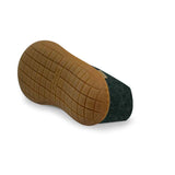 Glerups Unisex Felt Wool Shoe with Rubber Sole - Forest Green