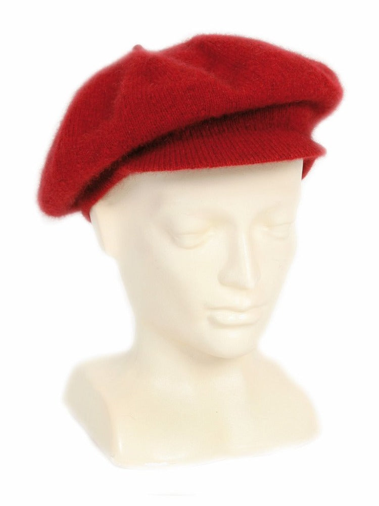 Lothlorian Possum & Merino Unisex Gatsby Hat, Red