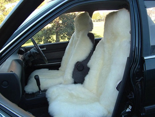 Sheepskin Car Seat Cover - Natural - NZ Made