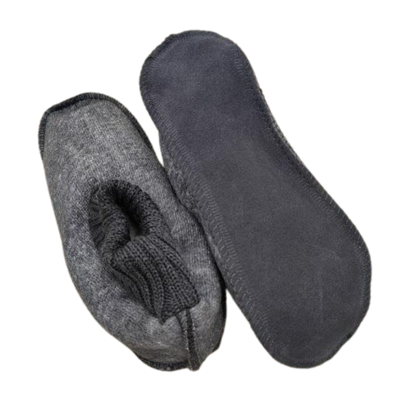 Unisex Snuggies Merino Travel/Bed Sock - Grey | NZ Made – Sheepskin ...