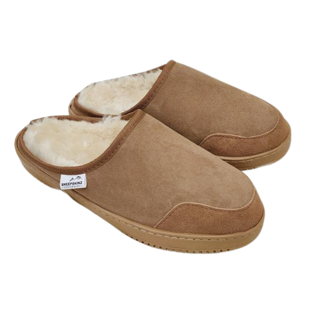 Unisex Loafer Slipper - Chestnut | NZ – Sheepskin Warehouse